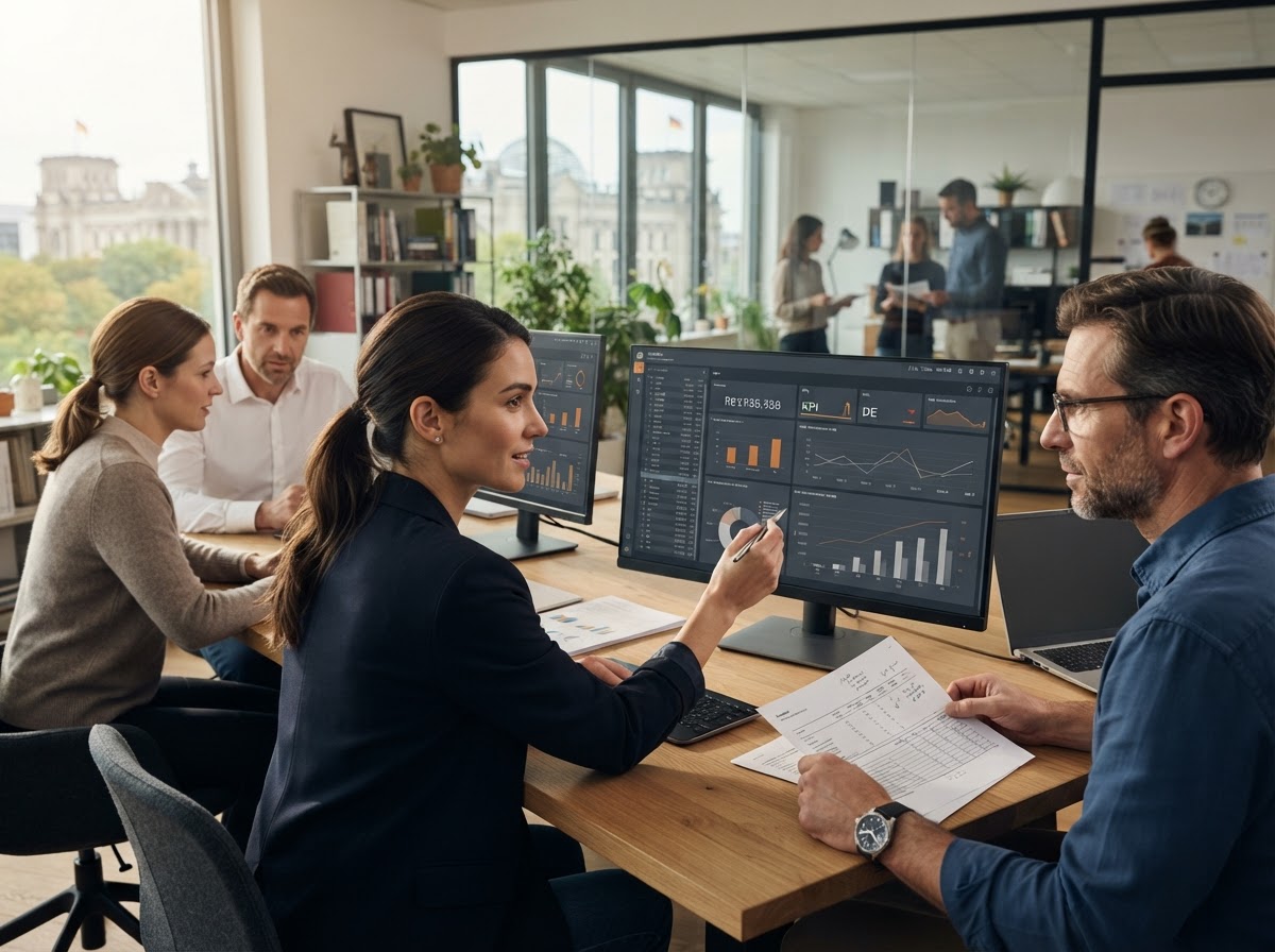 Comptlix analysts reviewing structured data output